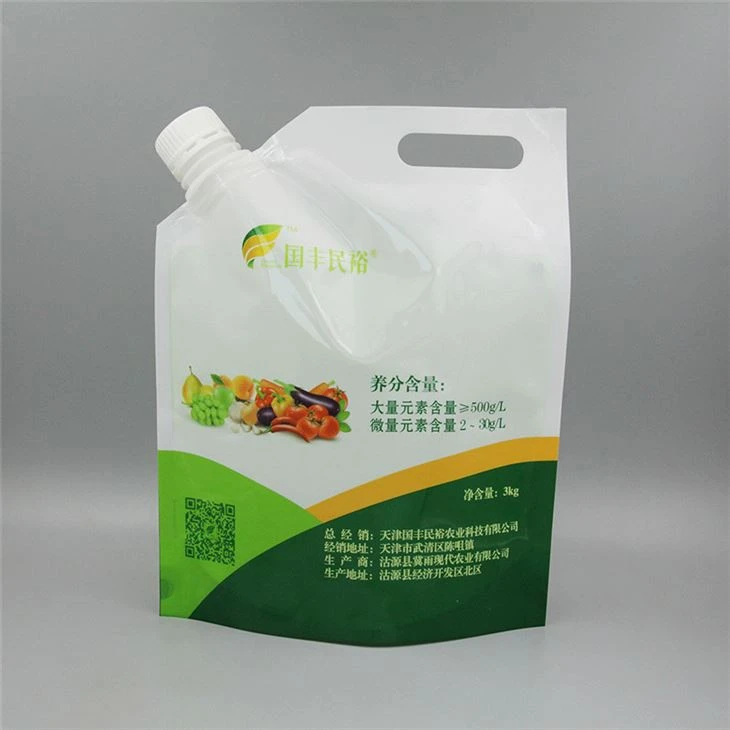 Custodia per imballaggio liquido fertilizzante